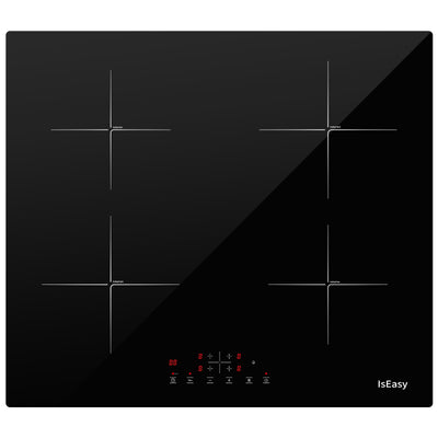 IsEasy 60 cm 4-Zone Built-In Induction Hob | Multi-Zone Power with Fast Boost Control.