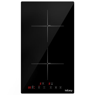 IsEasy 29.5 cm 2-Zone Domino Induction Hob | Boosted Performance in a Slim Format.