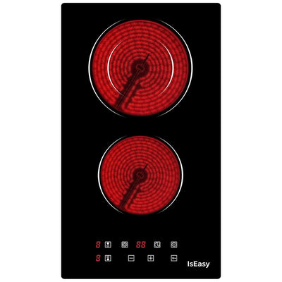 IsEasy 29 cm 2-Zone Glass Ceramic Hob | Compact Heat for Everyday Cooking.