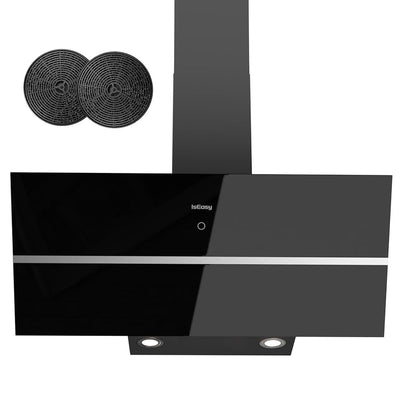 IsEasy 90 cm Angled Cooker Hood | A++ Ventilation for Everyday Cooking.