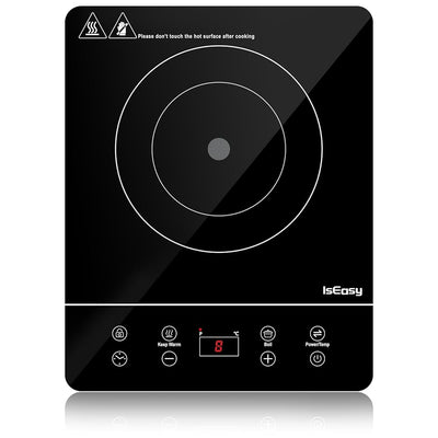 IsEasy 2100W Single-Zone Induction Hob | Precise Heat for Daily Cooking.